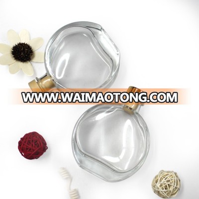 100ml 8.5cm*3.2cm*9.3cm glass aroma reed diffuser bottle with cork