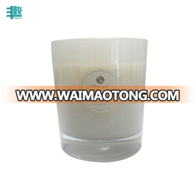 LX001 color luxury glass scented candles in bulk